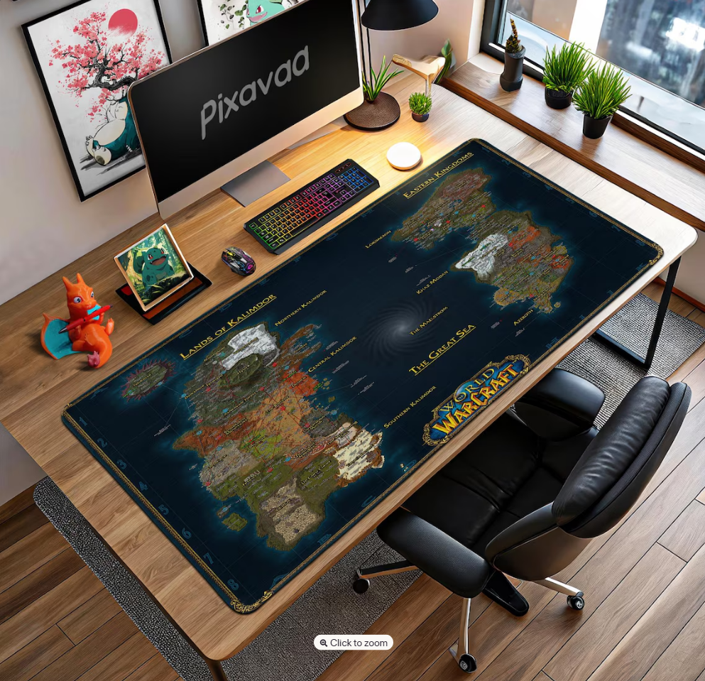 Azeroth: Kalimdor & Eastern Kingdoms Desk Mat