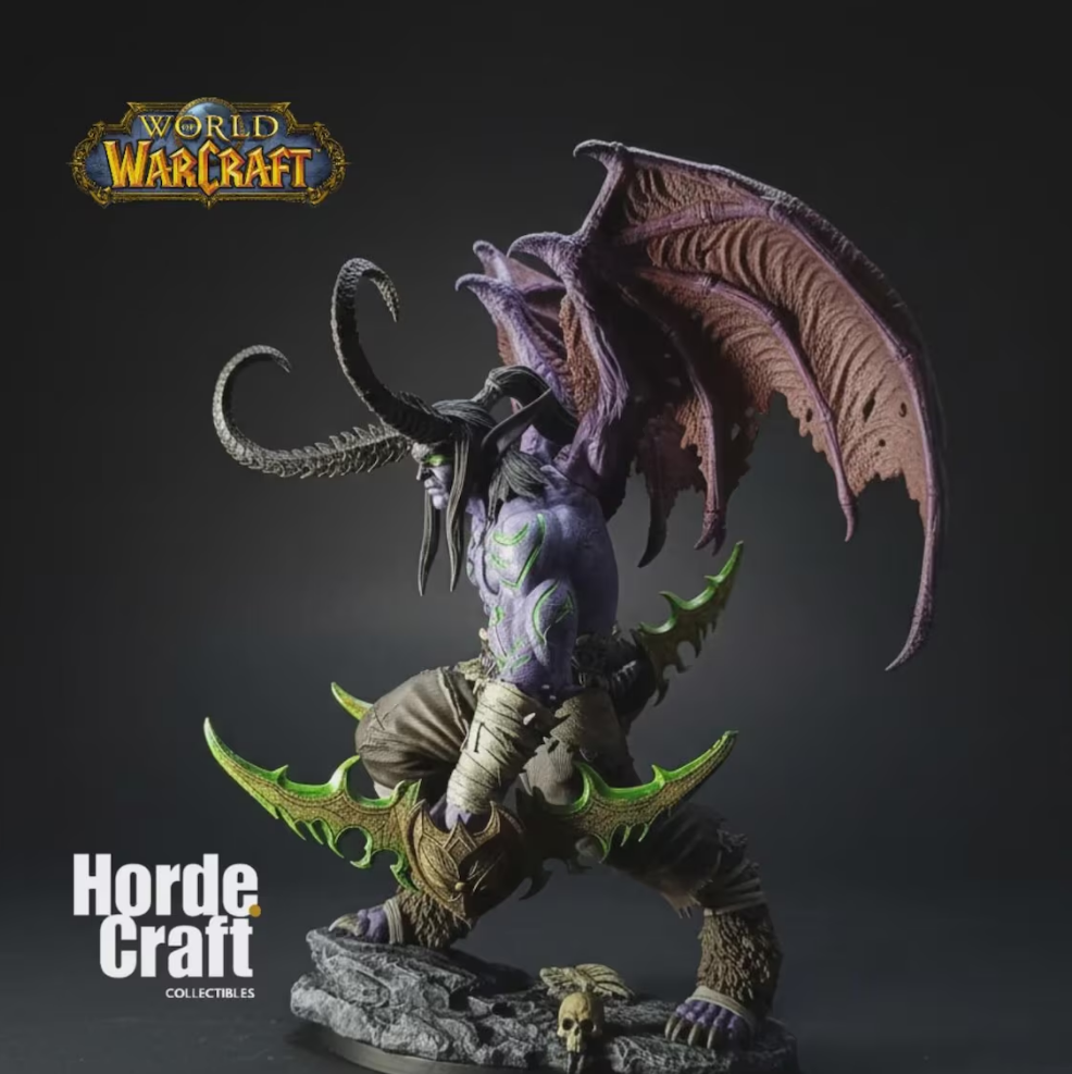 Illidan & Blades of Azzinoth Figurine