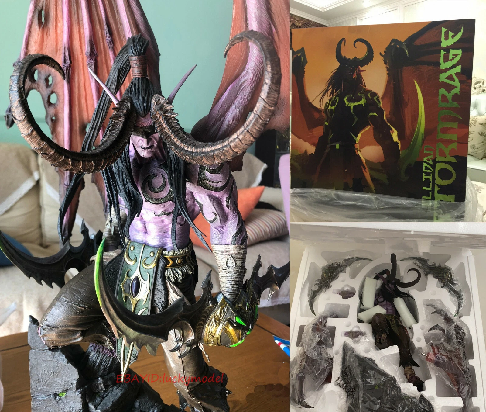 Official-style Illidan Stormrage Collector Statue