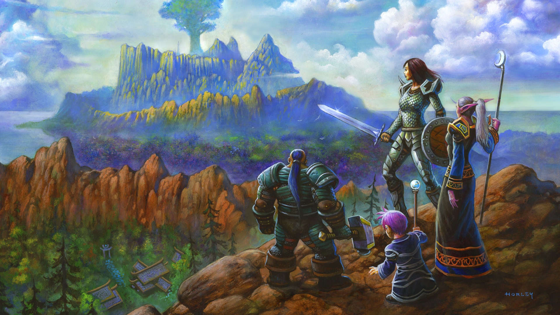 Alliance artwork for World of Warcraft Forever